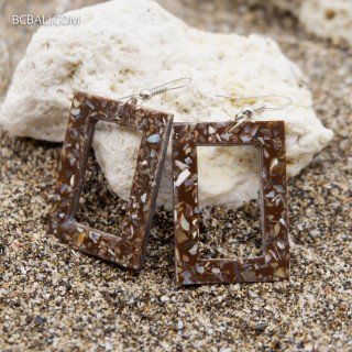 Handcrafted Shell Earrings High Quality Handmade in Bali